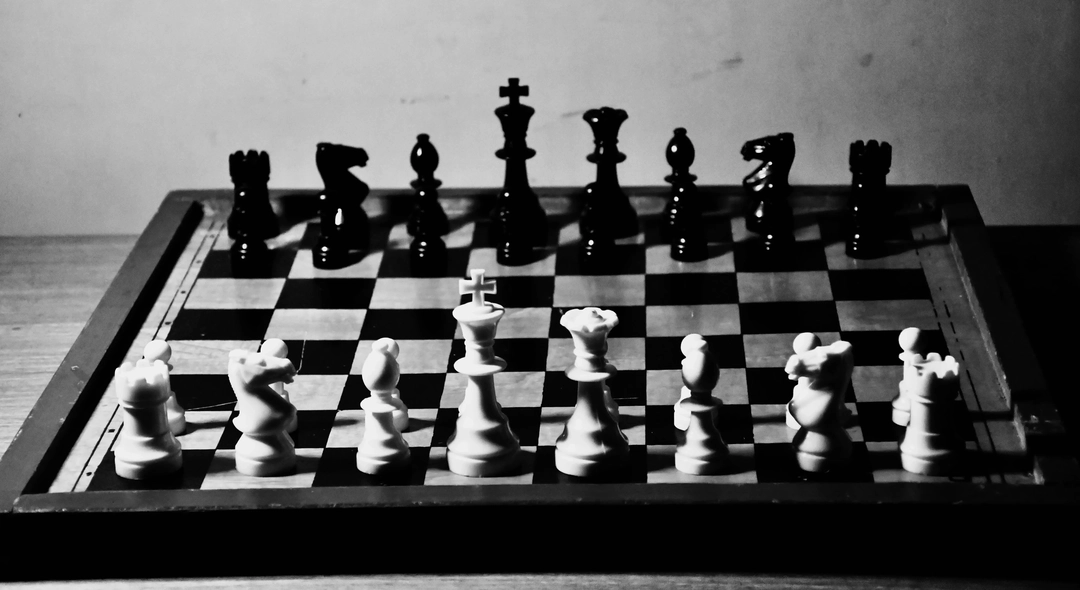 Image depicting strategy (chess board)
